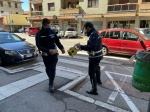 Il luogo dell’investimento del pedone, in via Caracciolo