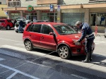 Il luogo dell’investimento del pedone, in via Caracciolo