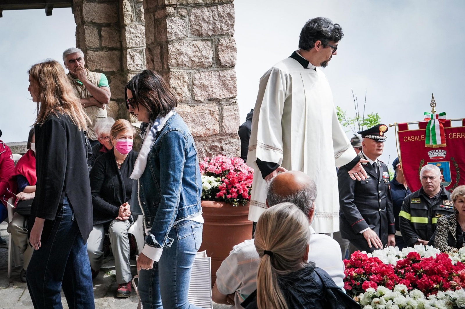 Messa in ricordo con i famigliari delle vittime della strage della funivia del Mottarone ad un anno dell'accaduto 