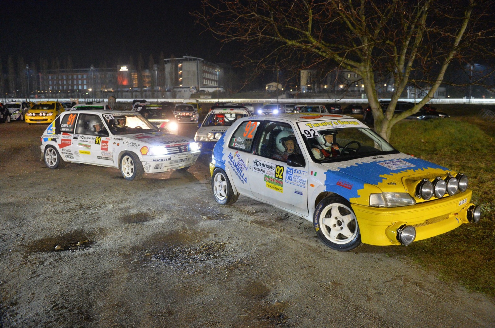 VARESE. PROVA SPECIALE SPETTACOLO RALLY DEI LAGHI 2023 IPPODROMO DELLE BETTOLE NELLA FOTO