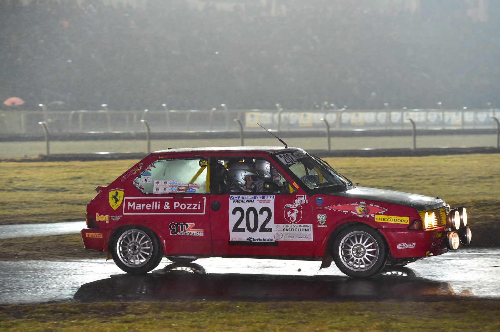 VARESE PROVA SPECIALE SPETTACOLO RALLY DEI LAGHI 31ESIMA EDIZIONE IPPODROMO LE BETTOLE