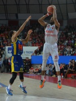 VARESE. BASKET LBA. OPENJOBMETIS VARESE-GIVOVA SCAFATI NELLA FOTO BROWN