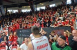 VARESE. BASKET LBA. OPENJOBMETIS VARESE-GIVOVA SCAFATI NELLA FOTO FERRERO COI TIFOSI