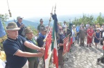 CAMPO DEI FIORI. FESTA DELLA MONTAGNA 2024, FERRAGOSTO CON GLI ALPINI DELLÕASSOCIAZIONE DI VARESE AL GRAND HOTEL. MESSA ALLE TRE CROCI E PRANZO