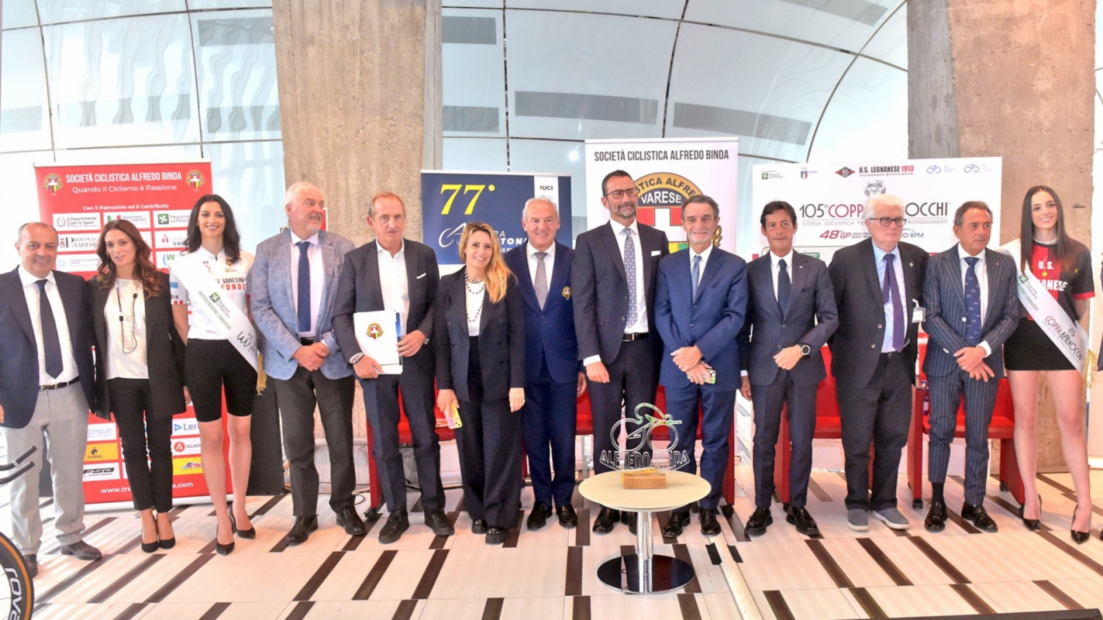 MILANO. PRESENTAZIONE TRITTICO LOMBARDO 2024 A PALAZZO PIRELLI CON RENZO OLDANI, PRESIDENTE SC BINDA, ATTILIO FONTANA, GOVERNATORE LOMBARDIA E ASSESSORE REGIONALE FRANCESCA CARUSO