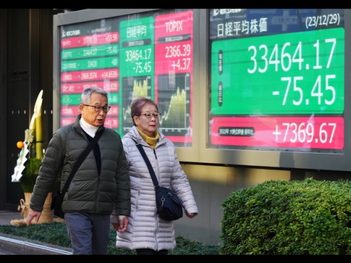 Borsa: Asia debole guarda a Fed, Seul -0,7%