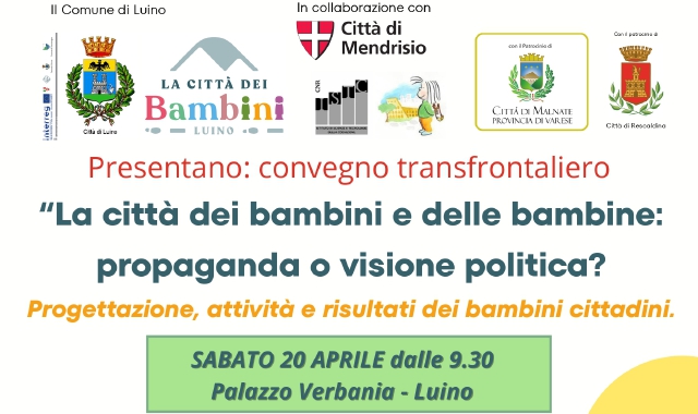  Il volatino del convegno (Foto Comune di Luino)