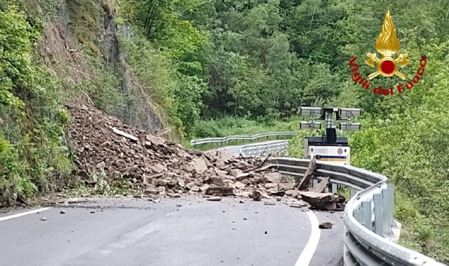 Frana in Ossola, dieci comuni isolati