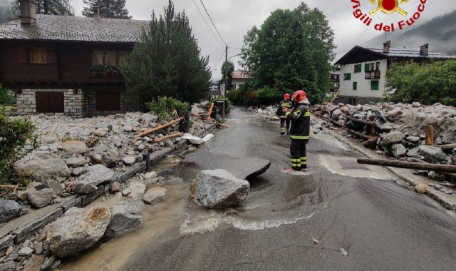 Nubifragi ed esondazioni: Macugnaga colpita duro, 90 evacuati