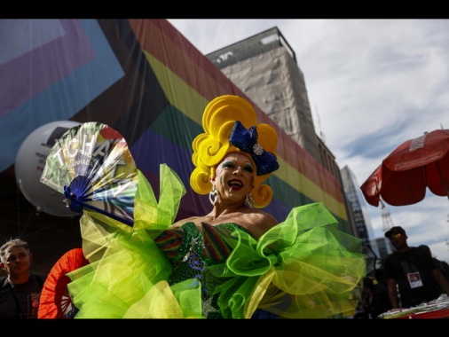 Oltre tre milioni per la parata dell'orgoglio Lgbt+ a San Paolo