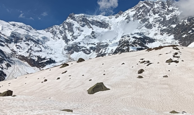  Un clima invernale a Macugnaga (Foto Archivio)