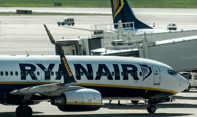 Aerei di Ryanair allo scalo di Malpensa