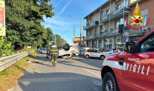 Incidente a Casorate, soccorsa 23enne