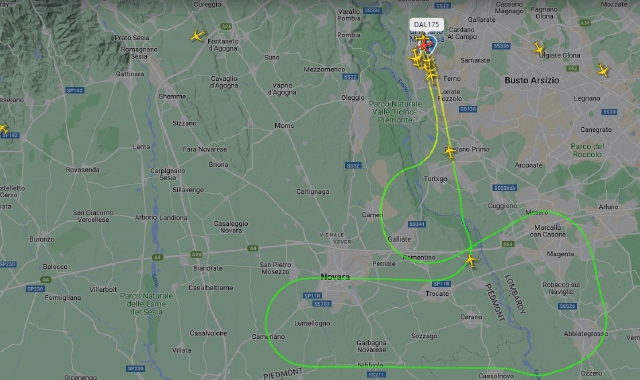 Rientro d'emergenza per un aereo decollato da Malpensa