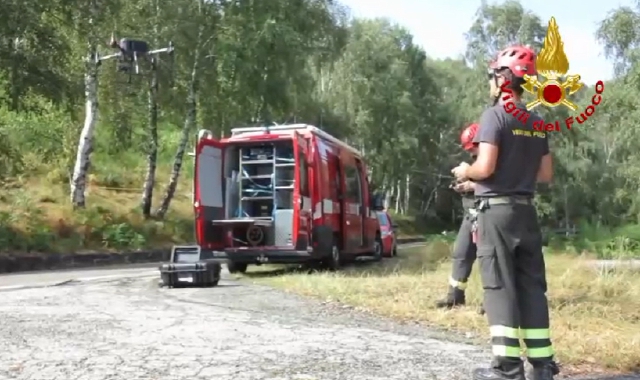 Le ricerche della donna di 89 anni scomparsa alla Forcora proseguono ininterrottamente anche con i droni dei vigili del fuoco  