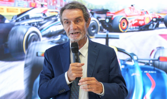 Il presidente della Regione Lombardia, Attilio Fontana, alla presentazione del Gran Premio di Formula 1 di Monza. Nella serata del 5 settembre ha parlato di autonomia a Luvinate