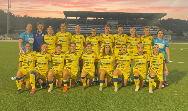 La squadra durante il precampionato