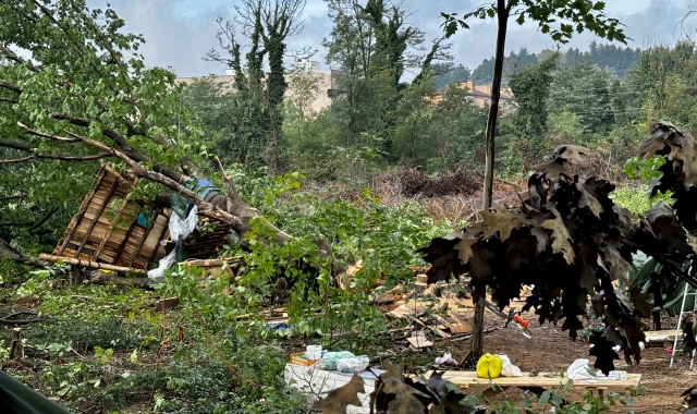 Sgombero di via Curtatone, denunce e foglio di via