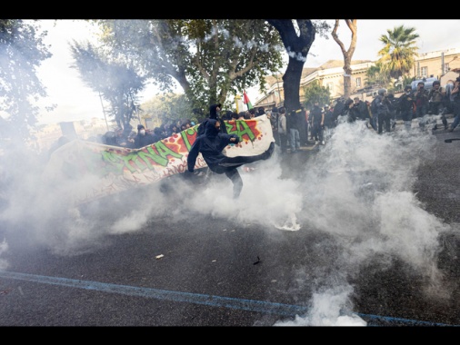 Quattro i fermati al corteo pro Pal